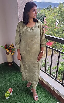 "DIYA" Pure Muslin Plazzo Set "DIYA" Pure Muslin Plazzo Set