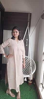 "IRA" - Soft Handloom Khaki Pant Set
