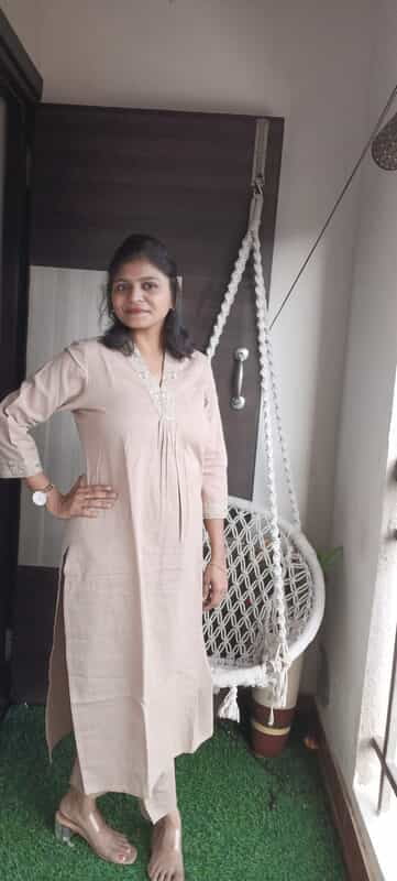 "IRA" - Soft Handloom Khaki Pant Set "IRA" - Soft Handloom Khaki Pant Set