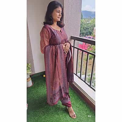 "MADHUBAN" Muslin Silk Festive Suit Set "MADHUBAN" Muslin Silk Festive Suit Set