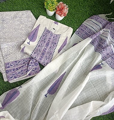 "DAALI" Pure Khadi Cotton Suit Set "DAALI" Pure Khadi Cotton Suit Set