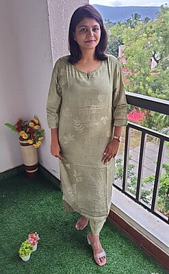 "DIYA" Pure Muslin Plazzo Set "DIYA" Pure Muslin Plazzo Set