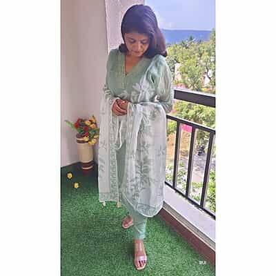 " TAMARA" Viscose Organza Suit Set " TAMARA" Viscose Organza Suit Set