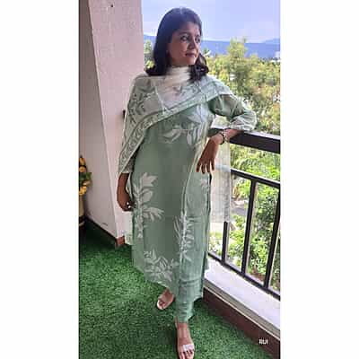 " TAMARA" Viscose Organza Suit Set " TAMARA" Viscose Organza Suit Set