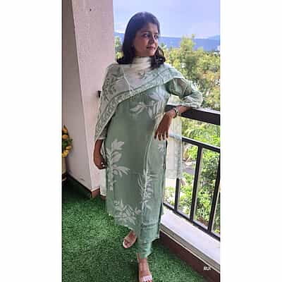 " TAMARA" Viscose Organza Suit Set " TAMARA" Viscose Organza Suit Set