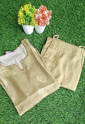 "DIYA" Pure Muslin Plazzo Set "DIYA" Pure Muslin Plazzo Set