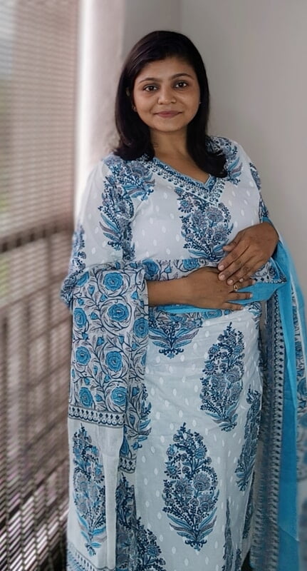 "Mehek" Jaipuri Block Print Suit Set "Mehek" Jaipuri Block Print Suit Set