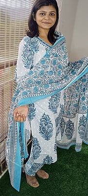 "Mehek" Jaipuri Block Print Suit Set "Mehek" Jaipuri Block Print Suit Set