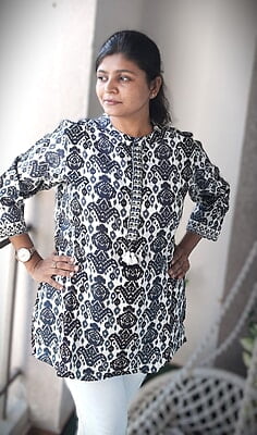 "Kajri" Short Kurti