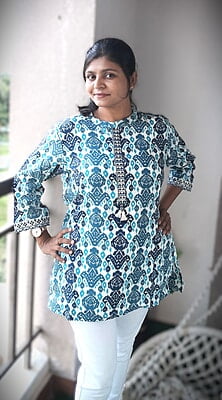 "Kajri" Short Kurti "Kajri" Short Kurti