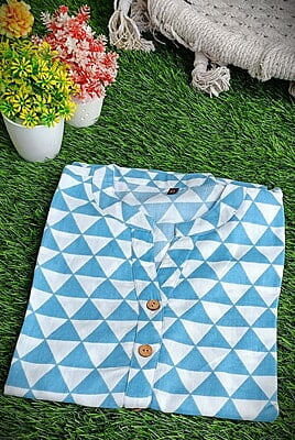 Abstract Design Short Kurti Abstract Design Short Kurti