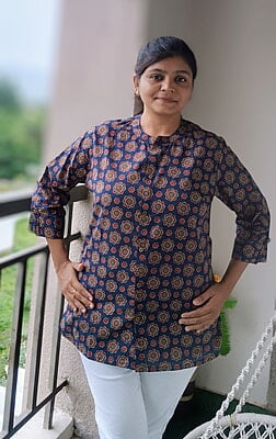 Kalamkari Short Kurti Kalamkari Short Kurti