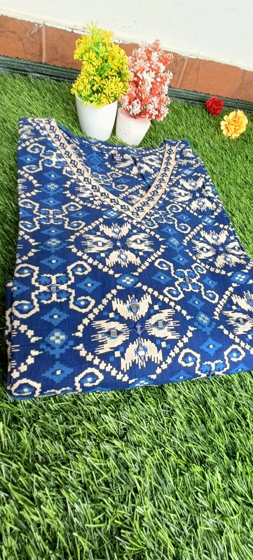 Ajrakh Printed Salwar Kameez Ajrakh Printed Salwar Kameez