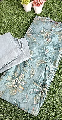 Siyaa Muslin Angrakha Kurti Set Siyaa Muslin Angrakha Kurti Set