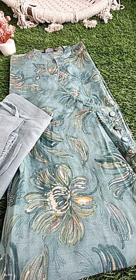 Siyaa Muslin Angrakha Kurti Set Siyaa Muslin Angrakha Kurti Set