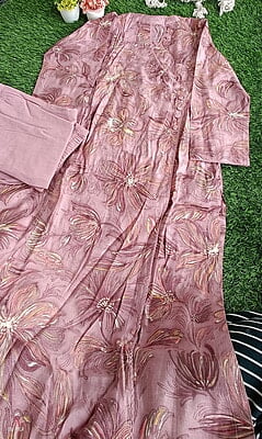 Siyaa Muslin Angrakha Kurti Set