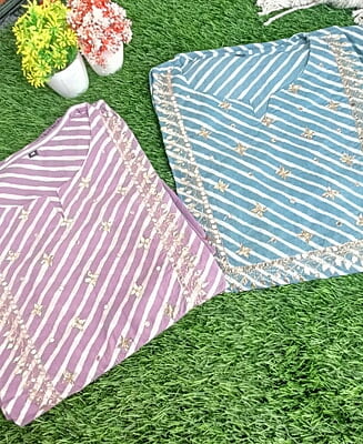 Gotapatti Lehariya Kurta Set Gotapatti Lehariya Kurta Set