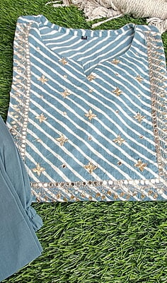 Gotapatti Lehariya Kurta Set Gotapatti Lehariya Kurta Set