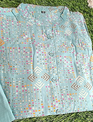 Juhi Bandhani Silk Kurta Set Juhi Bandhani Silk Kurta Set
