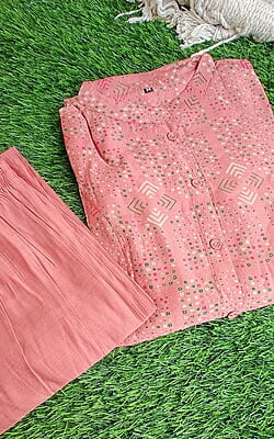 Juhi Bandhani Silk Kurta Set Juhi Bandhani Silk Kurta Set