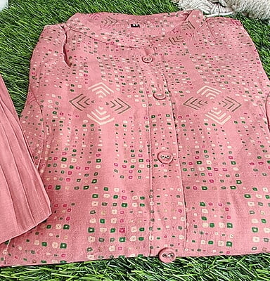 Juhi Bandhani Silk Kurta Set Juhi Bandhani Silk Kurta Set
