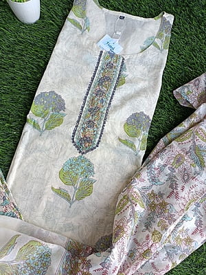 "MARIGOLD" Pure Cotton Suit Set "MARIGOLD" Pure Cotton Suit Set