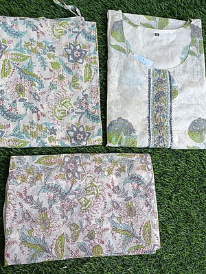 "MARIGOLD" Pure Cotton Suit Set "MARIGOLD" Pure Cotton Suit Set