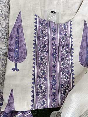 "DAALI" Pure Khadi Cotton Suit Set "DAALI" Pure Khadi Cotton Suit Set