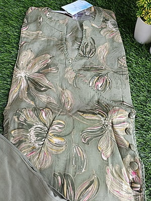 Siyaa Muslin Angrakha Kurta Set Siyaa Muslin Angrakha Kurta Set