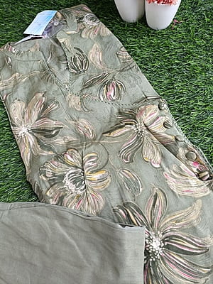 Siyaa Muslin Angrakha Kurta Set Siyaa Muslin Angrakha Kurta Set