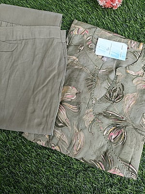 Siyaa Muslin Angrakha Kurta Set Siyaa Muslin Angrakha Kurta Set