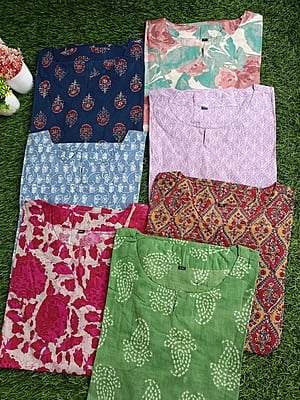 "SIMAR" Pure Cotton Kurtis "SIMAR" Pure Cotton Kurtis