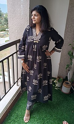 "AVIKA" Pure Cotton Co-ord Set