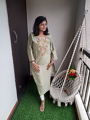 "ROOH" Indigo Cotton Kurta Set "ROOH" Indigo Cotton Kurta Set