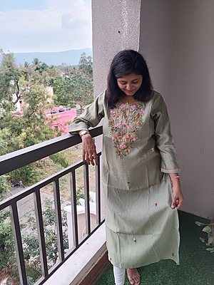 "ROOH" Indigo Cotton Kurta Set "ROOH" Indigo Cotton Kurta Set