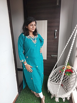 "ROOH" Indigo Cotton Kurta Set "ROOH" Indigo Cotton Kurta Set