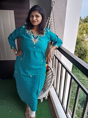 "ROOH" Indigo Cotton Kurta Set "ROOH" Indigo Cotton Kurta Set