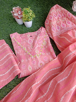 "TARA" Pure Cotton Suit Set Summer Edit "TARA" Pure Cotton Suit Set Summer Edit