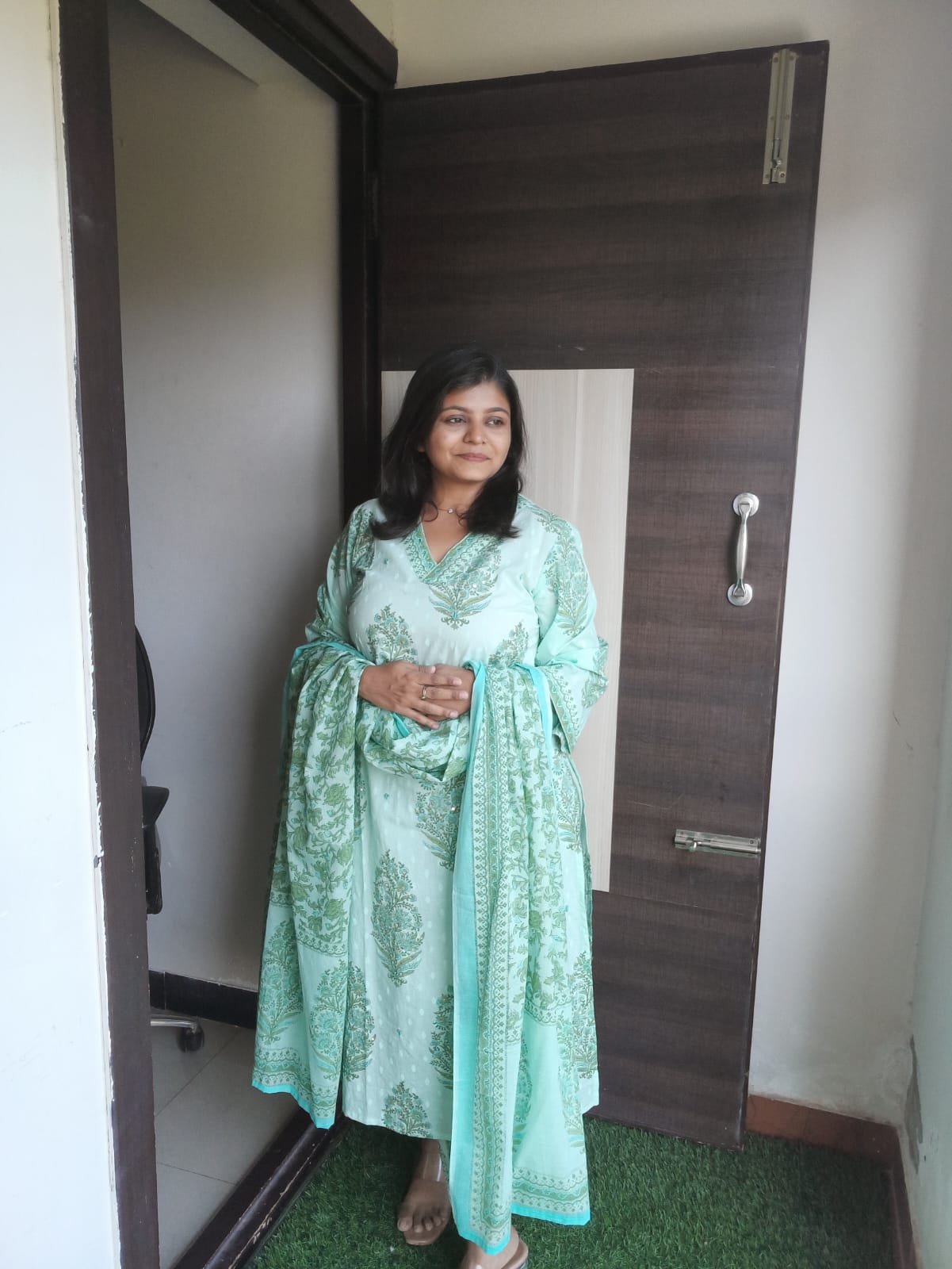 "PURVI" Pure Cotton Suit Set Summer Edit