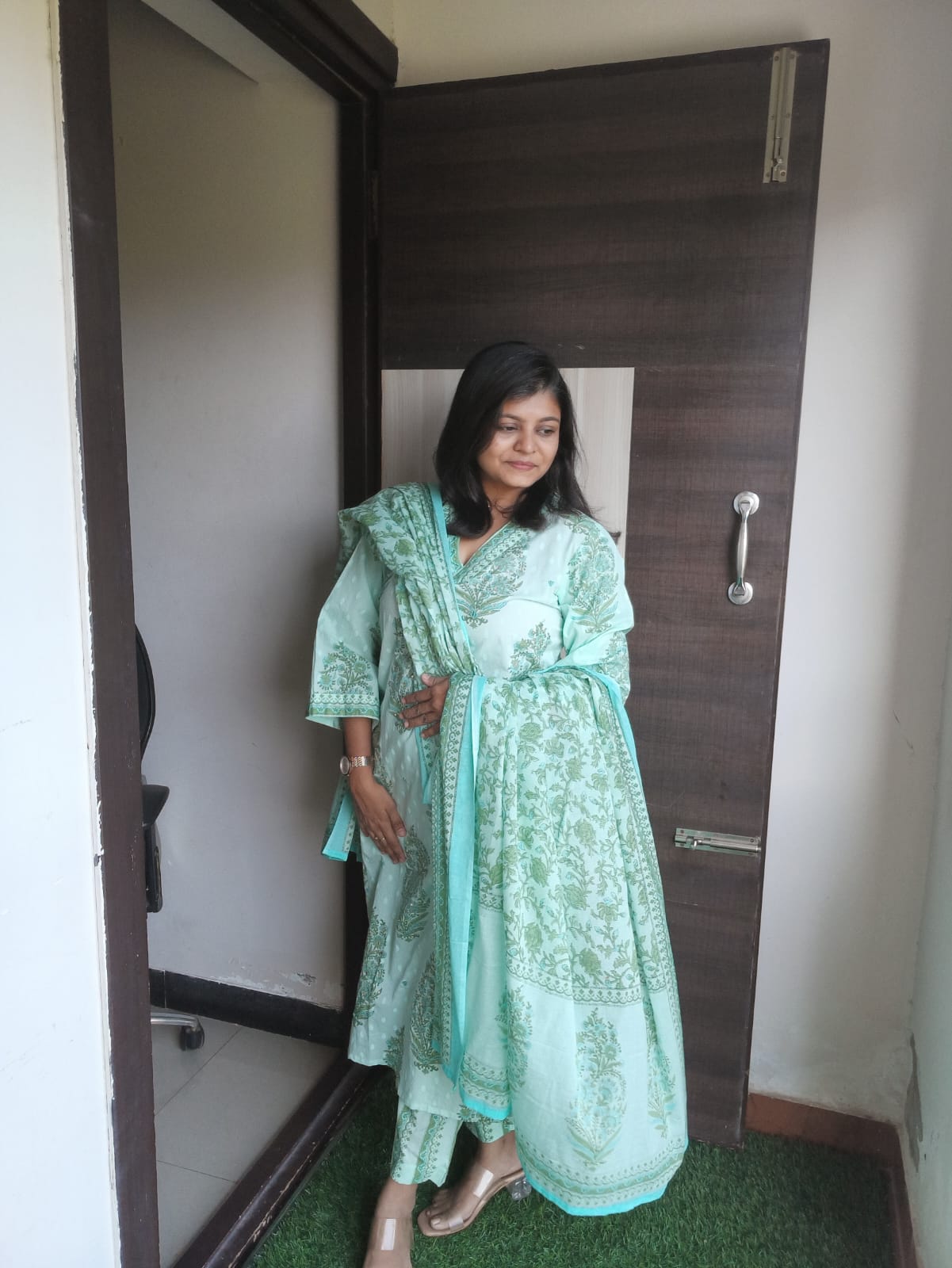 "PURVI" Pure Cotton Suit Set Summer Edit "PURVI" Pure Cotton Suit Set Summer Edit