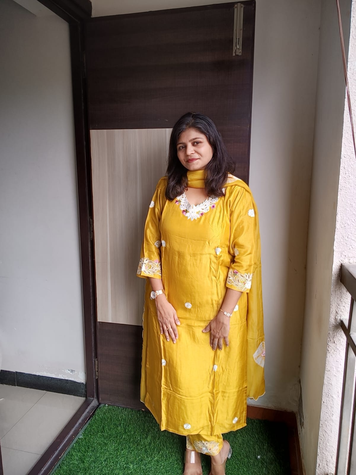 "SEEMA" Cut Work Suit Set "SEEMA" Cut Work Suit Set